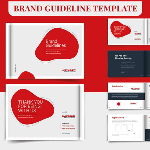 Example of a brand style guide