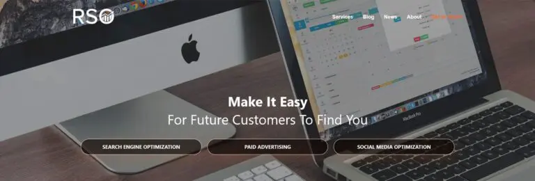 digital marketing website design layout