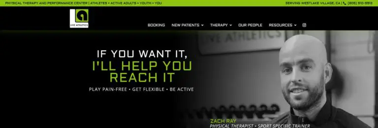 fitness website design services