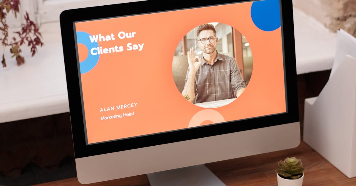 image of testimonials page on a website.